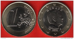 Monaco 1 Euro 2014 Km#194 BiMetallic UNC - Monaco