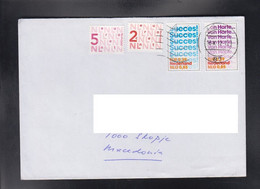 NETHERLANDS, COVER, REPUBLIC OF MACEDONIA + - Storia Postale