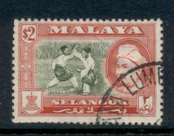Malaya Selangor 1957-60 Pictorial $2 Perf 13 (clipped Perfs) FU - Selangor
