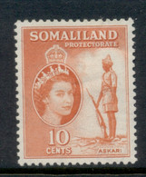 Somaliland Protectorate 1953-58 QEII Pictorial 10c MLH - Somaliland (Herrschaft ...-1959)