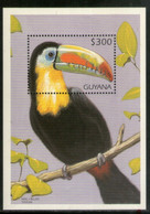 Guyana 1997 Toucan Birds Wildlife Animal Sc 3226 M/s MNH # 13074 - Coucous, Touracos