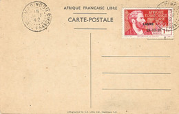 1942 - C P A De Brazzaville ( Arrivée Gl De Gaulle ) Pré-oblitérée En 42  De MADINGOU ( Congo Français ) - Other & Unclassified