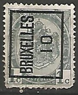 BELGIQUE / PREOBLITERE N°  ? OBLITERE - Typo Precancels 1906-12 (Coat Of Arms)