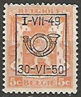 BELGIQUE / PREOBLITERE N°  COB 594 OBLITERE - Typo Precancels 1936-51 (Small Seal Of The State)