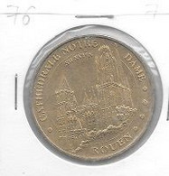 Médaille  Monnaie De Paris  2008, Ville, CATHEDRALE  NOTRE  DAME  ROUEN  ( 76 )  Recto  Verso - 2008