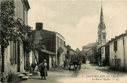 St Hilaire De Talmont * La Rue Et L'église Du Village - Talmont Saint Hilaire