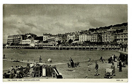 Ref 1460 - Jarrold Postcard - The Marine Lake - Weston-Super-Mare Somerset - Weston-Super-Mare