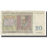 Billet, Belgique, 20 Francs, 1950, 1950-07-01, KM:132a, TB - 20 Francs