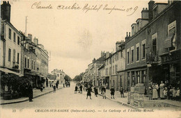 Chalon Sur Saône * Le Carlou Et L'avenue Monot * Débit De Tabac * Commerces Magasins - Chalon Sur Saone