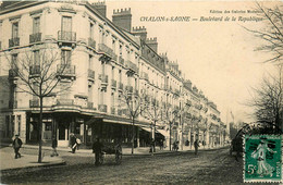 Chalon Sur Saône * Le Boulevard De La République * Hôtel Moderne - Chalon Sur Saone