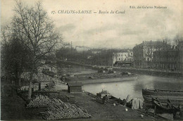 Chalon Sur Saône * Le Bassin Du Canal * Péniche Battelerie - Chalon Sur Saone