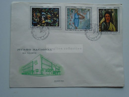 ZA347.5  CUBA   FDC    1970  Cancel  La Habana   FDC  Museo Nacional - Storia Postale