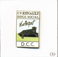 Pin's Automobile - Renault / Comité D’Entreprise Du Siège Social - DCC “Vive Le Sport“. Estampillé SP. EGF. T771-09 - Renault