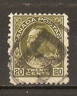 Canada - George V  - Lettre R Dans Cercle Sur Sc 119 - Marcophilie - Altri & Non Classificati