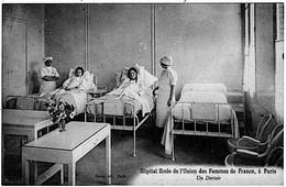 Paris Hopital école Dispensaire  Croix Rouge Dortoir Infirmière 1920 état Superbe - Croix-Rouge