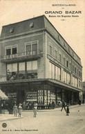 Montceau Les Mines * Devanture GRAND BAZAR Maison Des Magasins Réunis MARLIN * Commerce Magasin * Cpa Publicitaire - Montceau Les Mines