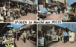 SAINT-OUEN - Le Marché Aux Puces, Les Boutiques, Animée - Saint Ouen
