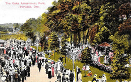 [DC12529] CPA - PORTLAND - THE OAKS AMUSEMENT PARK - Viaggiata 1919 - Old Postcard - Portland