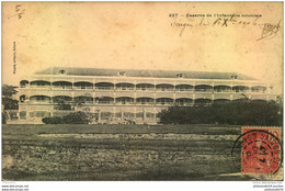 1906, Ppc ""Caserne De L´lnfanterie Coloniale""from SAIGON CENTRAL - Autres & Non Classés