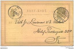 1895, 8 Öre Stationery Card With Private Imprint On Back - Postwaardestukken