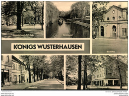 1965 KÖNIGS WUSTERHAUSEN; Bahnhof, HO-Cafe, Kirchplatz, Konsum-Kaufhaus - Koenigs-Wusterhausen
