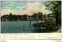 Woltersdorfer Mühle, Gruss Aus Der ..., 1905, Beschrieben Aber Ungebraucht, Evtl. Im Kuvert Verschickt - Woltersdorf