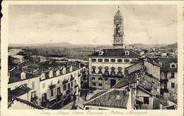 1915-Ivrea (Torino) Piazza Vittorio Emanuele E Palazzo Municipale, Viaggiata - Ohne Zuordnung