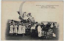 85 - CHANTONNAY - Cavalcade Du 2 Mars 1913 - Char De Pierrot Et Colombine. - Chantonnay