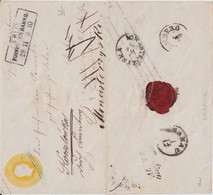 REDUZIERT Preußen Ganzsache W U 13 Ra3 Berlin N Krakau U Nachgesandt I D Ukraine Ca 1855 - Postal  Stationery