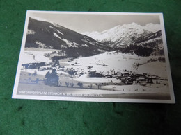 VINTAGE AUSTRIA: Steinach Wintersportplatz Panorama B&w 1937 - Steinach Am Brenner