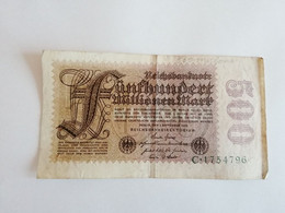 Billet De 500 Mark De 1923 Etat Corect - 500 Mark