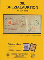 HERBERT GEIER; Bad Staffelstein; 38. SPEZIALAUKTION, 12. Juli 2008; 12,377 Lose; - Auktionskataloge