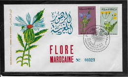 Thème Fleurs - Maroc - Enveloppe - TB - Sonstige & Ohne Zuordnung