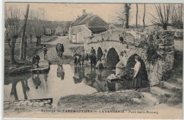 77 -  Envrirons De FAREMOUTIERS - Lavanderie - Pont Gallo-Romain. - Faremoutiers