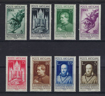 Vatican - N°72 à 79 - * - Presse Catholique, St.Jean Bosco, St.François De Sales - Unused Stamps
