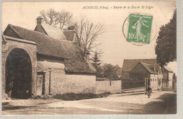 60 - Auneuil (oise) -  Entrée De La  Rue De St-Léger - Auneuil