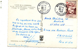 Timbre Croix-rouge N° 1366 Sur Carte Postale. 1963. Peu Courant. - 1961-....