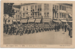 L100H125 - Guerre 1914 - SPA Défilé De Wurtembourgeois - Ed. Pays De France N°57 - Guerra 1914-18