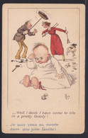 ILLUSTRATEUR MICH 7800 * CES COQUINS D'ENFANTS - I HAVE COME TO LIFE IN A PRETTY FAMILY - Baby - Dog - Cartes Humoristiques