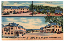 The Romer Hotel Court Hot Springs National Park - Hot Springs