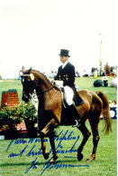 SPORT JOSEF NECKERMANN (1912-1992) Auf SONNY BOY (+), Aachen 1981, Selt. Farbaufnahme 10,0x15,3 Cm Des Dressurreiters - Sportlich