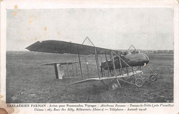 ¤¤  -    TOUSSUS-le-NOBLE  -  Aérodrome Farman  -  Avion " Taxi-Aérien-Farman "      -   ¤¤ - Toussus Le Noble