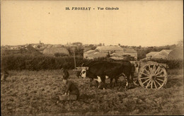 44 - FROSSAY - Agriculture - Attelage Boeufs - Frossay