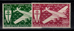 Martinique YV PA 4 & 5 N** Londres - Poste Aérienne