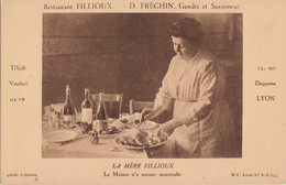 Hôtels Et Restaurants - Métiers - Cuisine - Publicité Restaurant Fillioux Fréchin - Lyon 69 - Alberghi & Ristoranti