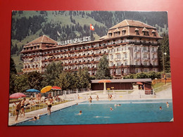 SUISSE VILLARS PALACE ALPES VAUDOISES PISCINE VACANCIERS - Villars-les-Moines