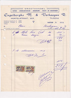 Groothandel Papier Schoolartikelen Merceriên Toilet- En Reukwaren - Engelborghs M. & Verhaegen R. - Tildonk - Factuur - Droguerie & Parfumerie