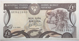 Chypre - 1 Pound - 1994 - PICK 53c.2 - SPL - Cyprus