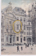 BRUXELLES "Maisons Des Brasseurs,du Cygne Et De L'Etoile " Edit Nels écrite En 1911 - Cafés, Hôtels, Restaurants