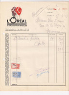 L'Oreal Bruxelles 1947 - Facture - Droguerie & Parfumerie